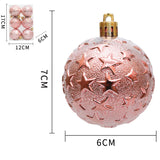 Christmas 6cm Decorative Ball with Starry Sky Relief, Christmas Electroplating Ball Pendant, Venue Decoration Ball - V.I.P Digital Presence