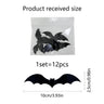 Halloween 3D Butterfly Bat Home Decor Wall Sticker 12 Pack Butterfly Sticker Wall Sticker - V.I.P Digital Presence