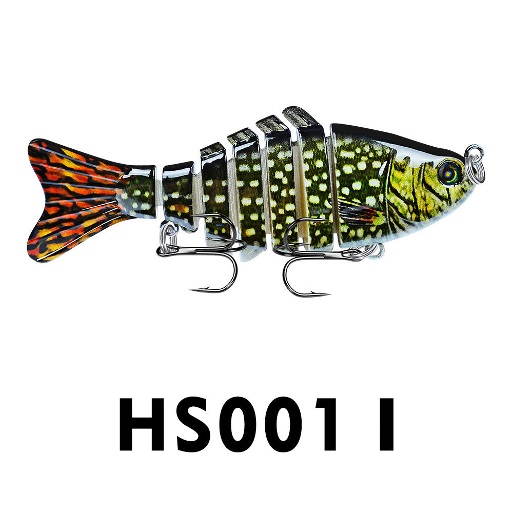 10cm Luya Bait Multi-Section Fish Plastic Hard Bait 15.5g Seven Sections Luya Bionic Bait Section Long Distance Cast Fake Bait Bait - V.I.P Digital Presence