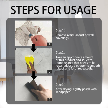 Wall Repair Paste, Face Repair And Renovation Cover Mildew Stains Household Wall Cracks Repair Paste - V.I.P Digital Presence