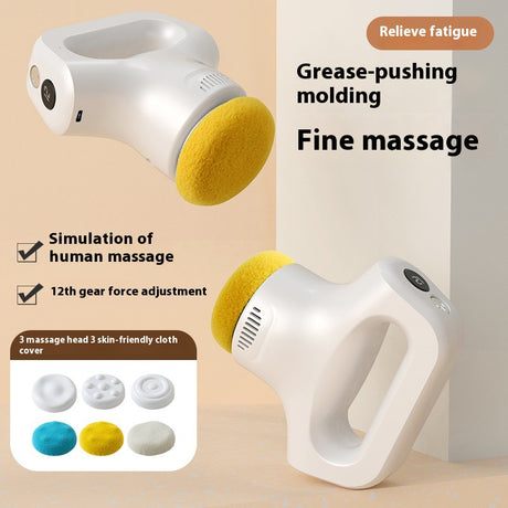Fat pushing machine, handheld portable massager, massage stick, neck, waist, shoulder kneading, fascia gun, body beauty device - V.I.P Digital Presence