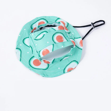 Fashion Dog Hat Adjustable Pet Bucket Hats with Ear Holes Summer Outdoor Round Brim Sun Hat for Samll Dogs Cats Pet Supplies - V.I.P Digital Presence