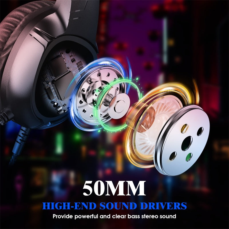 S20 Head mounted Gaming Earphones Wired RGB Luminous Earphones Computer Esports PS4 Earphones - V.I.P Digital Presence