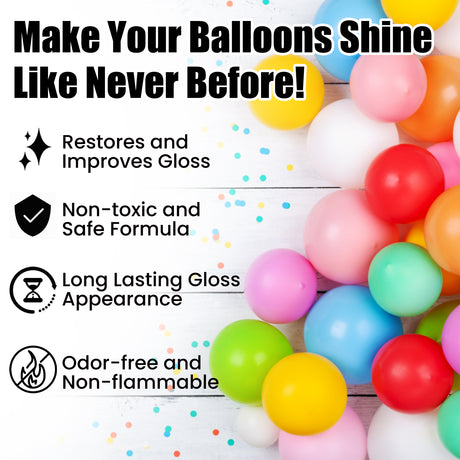 Balloon Shiny Spray, Balloon Safety Long-Lasting Gloss Appearance Polishing Brightening Spray - V.I.P Digital Presence