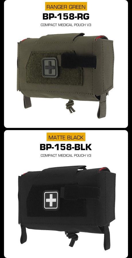 Compact Trauma Bag V3 GEN3 Style Agilit MD2 IFAK Tactical Medical First Aid Bag for Hunting Vest Plate Carrier Belt - V.I.P Digital Presence
