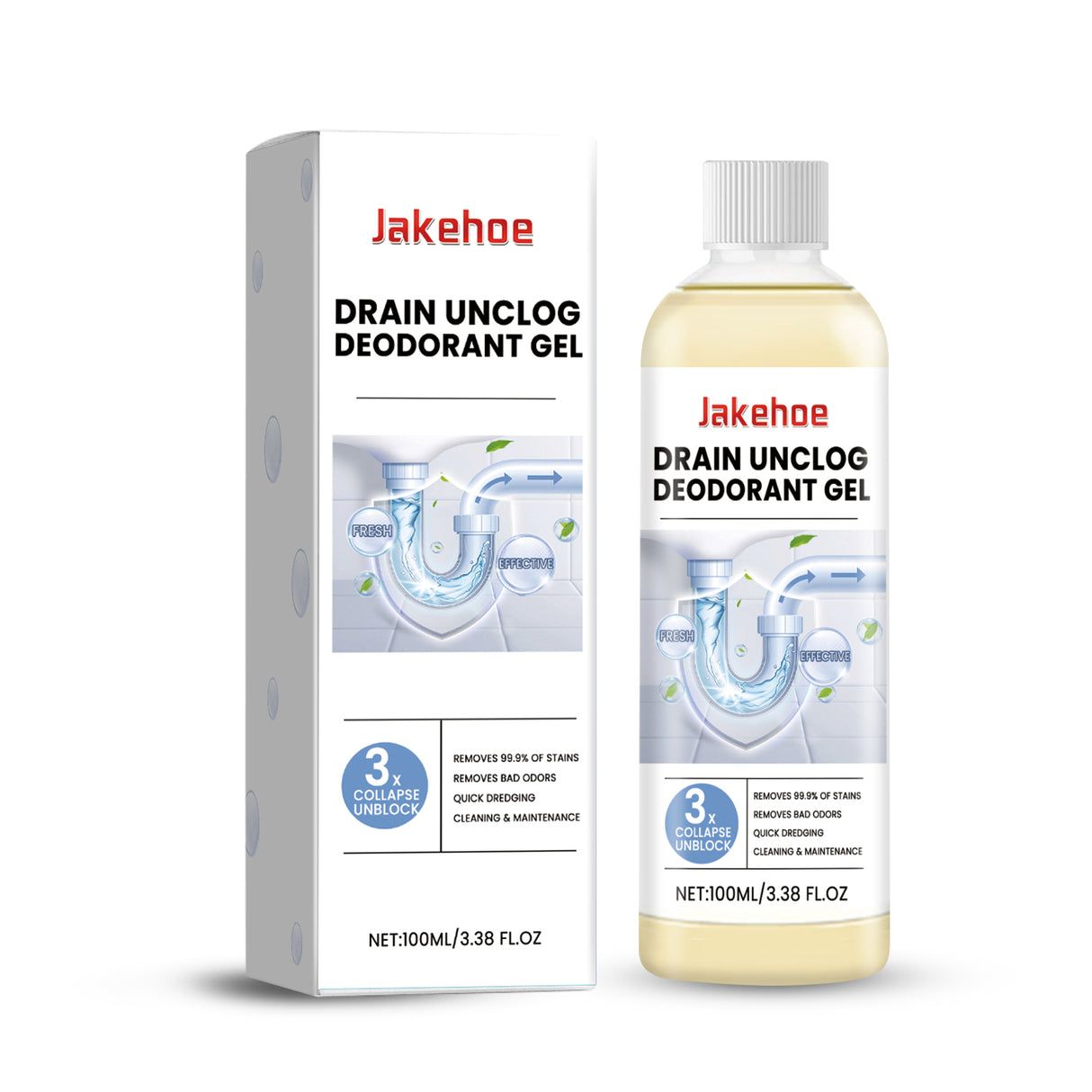 Pipe Unclog Deodorant Gel, Drain Pipe Unclog Deodorant Kitchen Toilet Pipe Cleaner - V.I.P Digital Presence