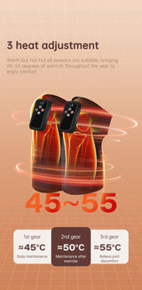 Electric heating knee massage instrument, vibration moxibustion, shoulder and elbow joint pain, hot compress knee massager for old cold legs - V.I.P Digital Presence