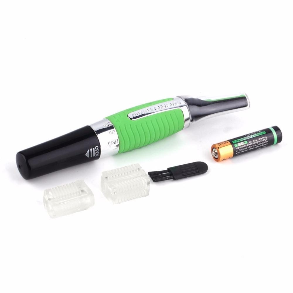 Micro Precision Eyebrow Ear Nose Trimmer Removal Clipper Shaver Personal Electric Built In LED Light Face Care Hair Trimmer - V.I.P Digital Presence