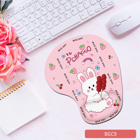 Silicone wrist mouse pad female comfortable computer soft non-slip hand rest pad thick non-slip wrist rest cute game pad - V.I.P Digital Presence