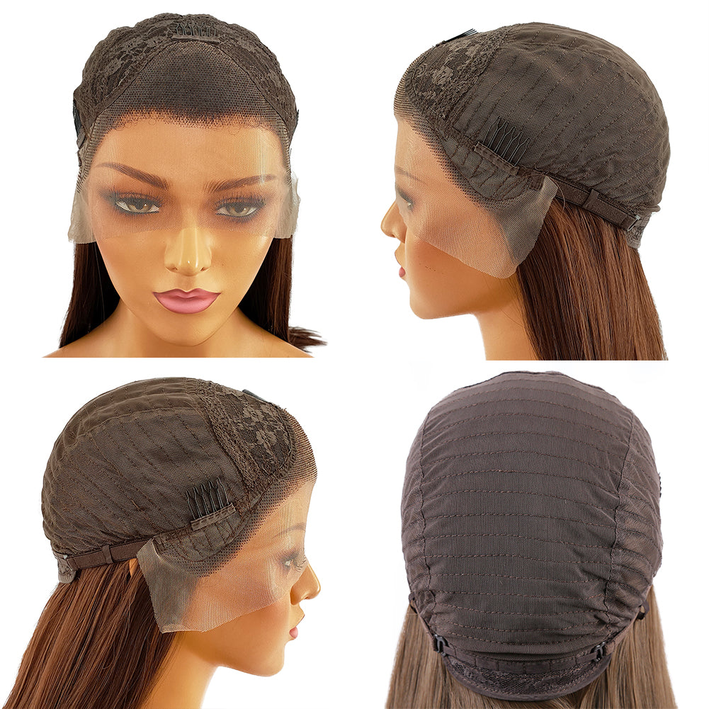 European And American Wigs African Small Volume Women's Chemical Fiber Front Lace Wig - V.I.P Digital Presence