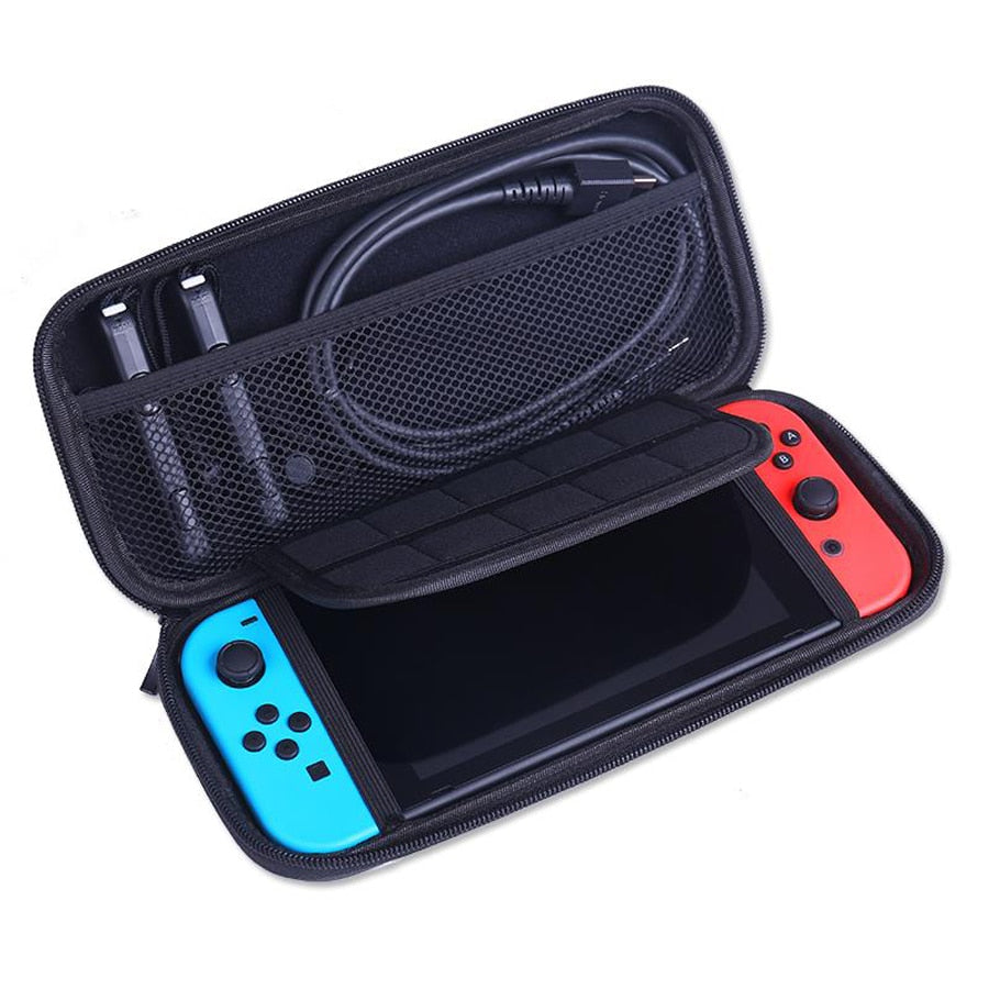 Estuche para Nintendo Switch, portátil, resistente al agua, protector rígido, bolsa de almacenamiento para Nintendo Switch y accesorios de juego. 