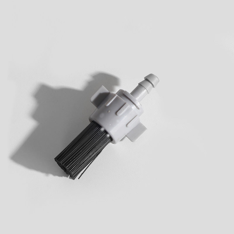 Barista tool: long - handle cleaning brush for coffee machine steam, with replaceable head to remove brew head dirt - V.I.P Digital Presence