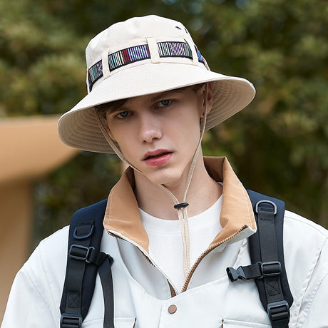Western cowboy hat women's summer large brim Japanese fisherman hat sun protection sunshade outdoor seaside travel mountaineering hat men - V.I.P Digital Presence