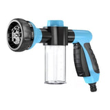 Garden household portable garden hose car wash water gun 8-function plastic gram adjustable nozzle high-pressure foam water gun - V.I.P Digital Presence
