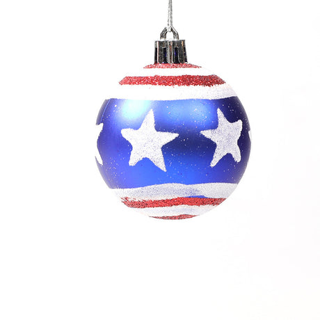 Hanging decorative props Captain America Christmas plastic ball hand-painted ball cover - V.I.P Digital Presence