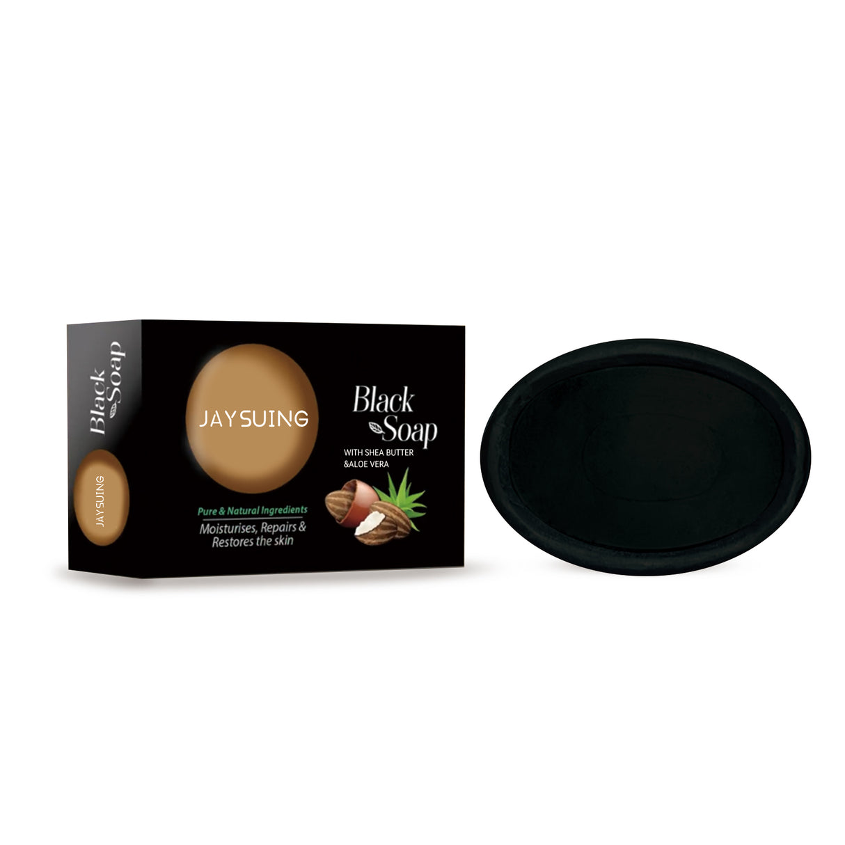 Shea Butter Black Soap, Repair Acne Pimple Acne Clear Pores Moisturize Smooth Skin Soap