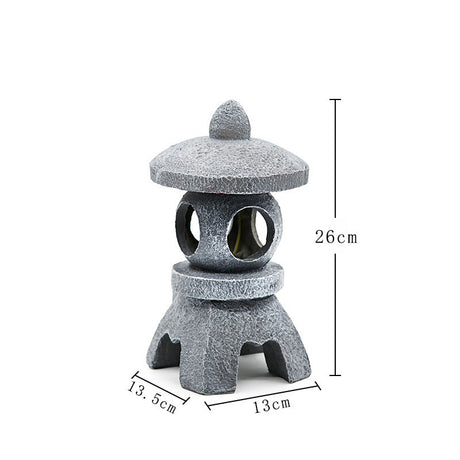 Solar-Powered Zen Garden Decor: Pagoda Lanterns & Statues - V.I.P Digital Presence
