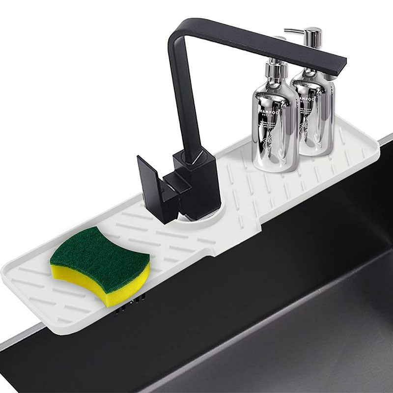 Silicone rubber folding sink drain pad splash proof tabletop kitchen and bathroom multifunctional tool - V.I.P Digital Presence