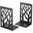 1 Pair Metal Fashion Bookends Bookends for Shelves Metal Bookend Supports for Shelves and Desk - V.I.P Digital Presence