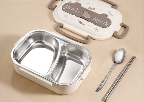 Food grade 304 stainless steel insulation compartment lunch box lunch box - V.I.P Digital Presence