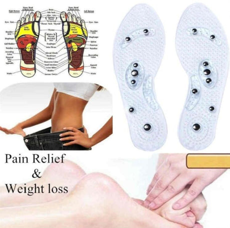 1Pair Shoe Gel Insoles Feet Magnetic Therapy Health Care for Men Comfort Pads Foot Care Relaxation Gifts - V.I.P Digital Presence