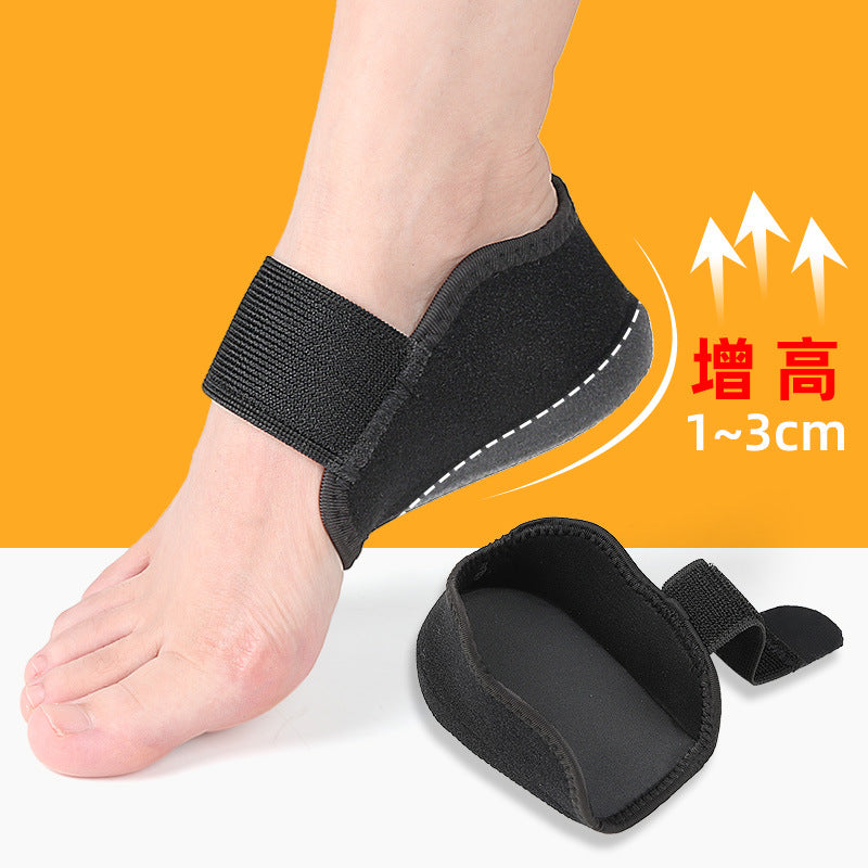Height-Boosting Heel Protector with Shock Absorption and Pressure Relief, Magic Tape Foot Heel Cover, Silicone Anti-Slip Half-Size Pad - V.I.P Digital Presence