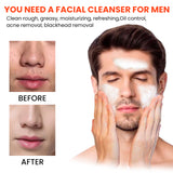 Men's Volcanic Face Wash, Acne Blackhead Face Deep Clean Pores And Oil Control - V.I.P Digital Presence