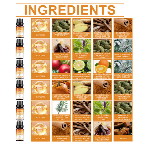 Autumn Essential Oil Set Indoor Warm Atmosphere Long-Lasting Warm Fragrance Soft Fragrance Humidifier Available - V.I.P Digital Presence