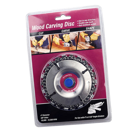 Wood Plastics 4 Inch 22 Tooth Grinder Disc Fine Chain Saw 4 Inch Angle Carving Culpting For 100/115 Angle Grinder - V.I.P Digital Presence
