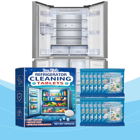 Refrigerator Cleaning Effervescent Tablet Kitchen Refrigerator Cleaning Anti-Oil Anti-Odor Multi-Purpose Cleaning Tablet - V.I.P Digital Presence