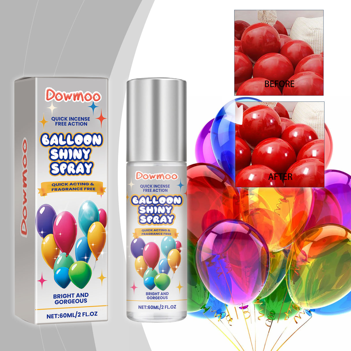 Latex Balloon Shine Spray, Long-Lasting Non-Oxidizing Enhanced Gloss Textured Atmosphere Spray - V.I.P Digital Presence