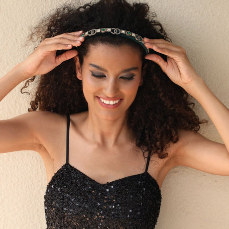 Fine edged glass drill sponge hair hoop - V.I.P Digital Presence