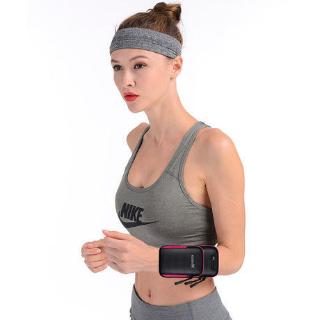 Running phone arm bag men's and women's fitness equipment outdoor handbag wrist bag apple x arm bag sports phone arm cover - V.I.P Digital Presence