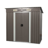 6ft x 4ft Outdoor Metal Storage Shed - V.I.P Digital Presence
