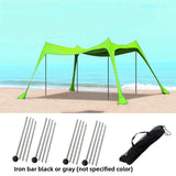Family beach tent, large pop-up parasol, beach shelter, sun shade. Stable poles with portable carry bag. Outdoor shade. - V.I.P Digital Presence