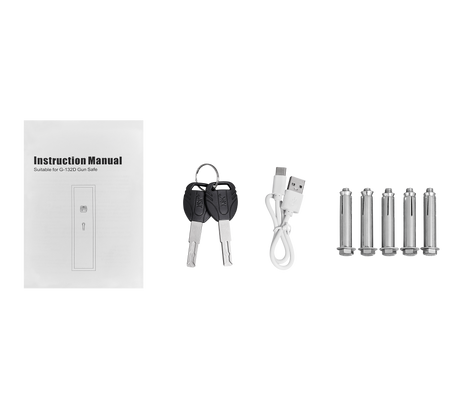 5 gun safes with 3 pistol pockets, quick access biometric adjustable heavy-duty gun rack mounted gun safes - V.I.P Digital Presence