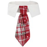 New British style handsome Christmas dog collar Christmas pet tie - V.I.P Digital Presence