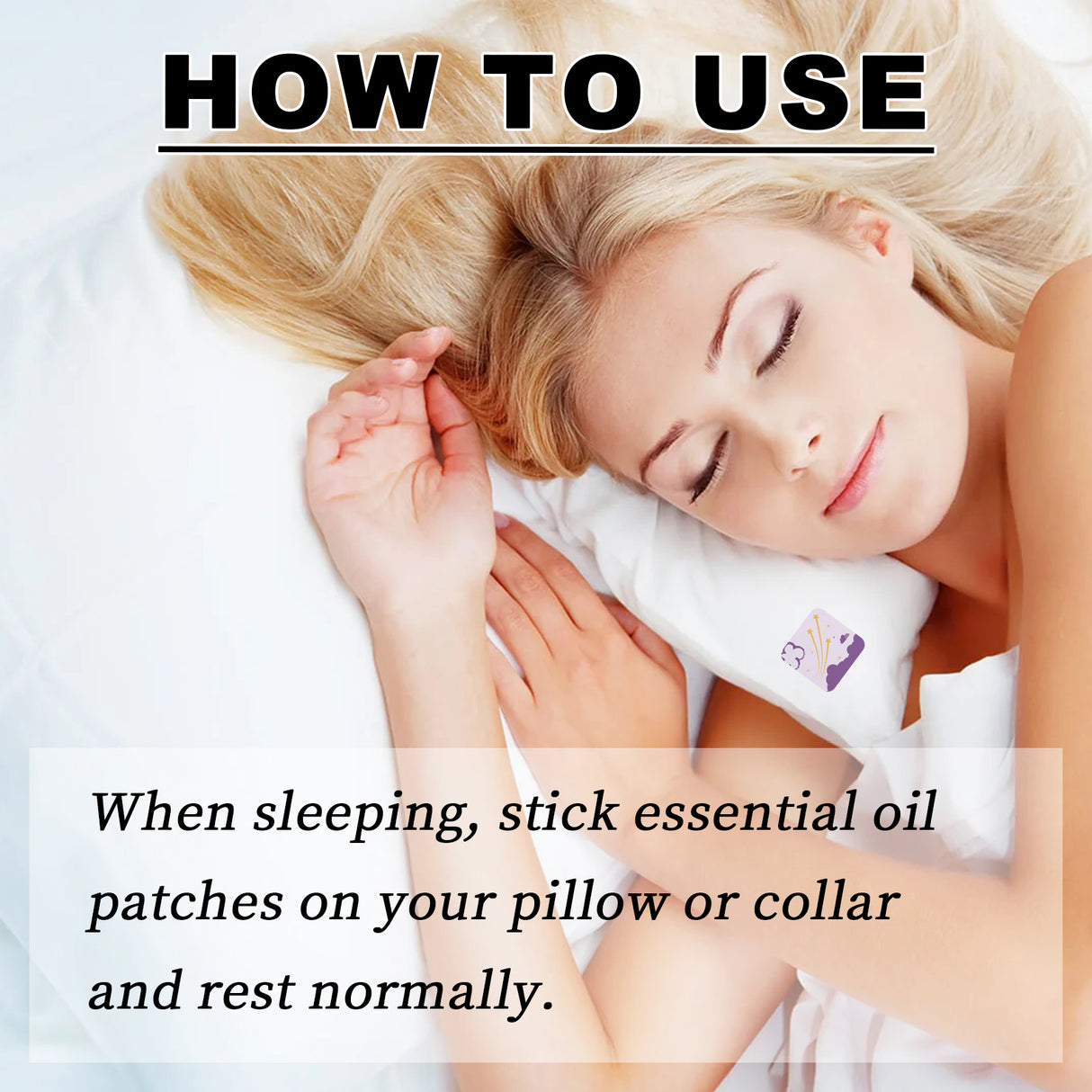 Essential Oil Goodnight Patch, Helps You Fall Asleep Quickly At Night And Relieves Body Muscle Fatigue And Stress Sleep Patch - V.I.P Digital Presence