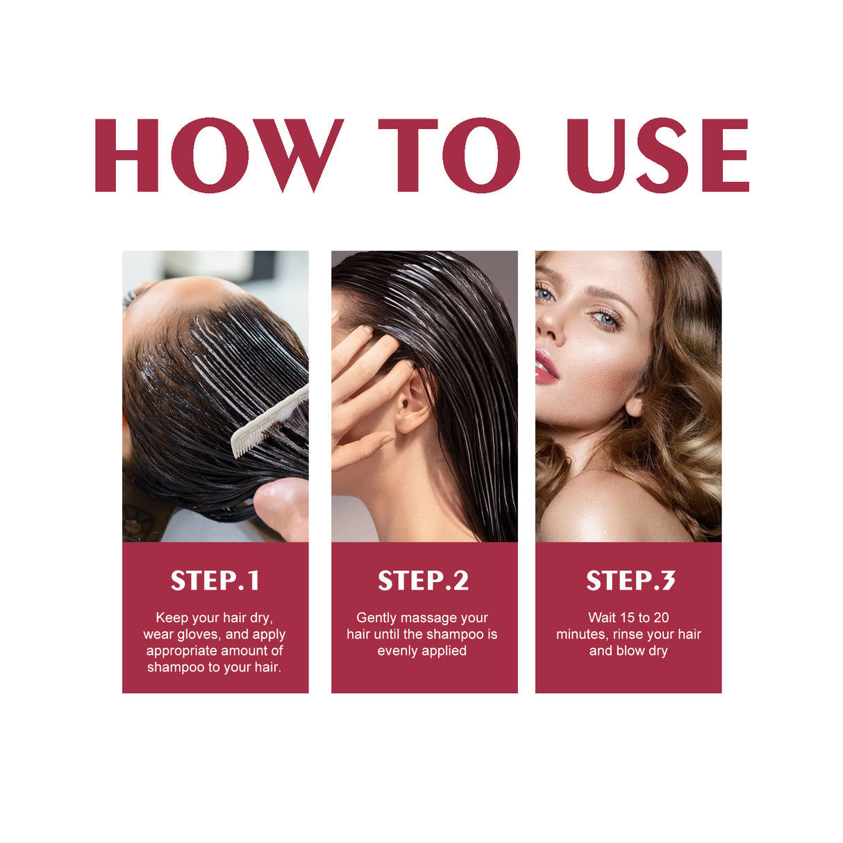 Black Hair Shampoo Series, Gentle, Non-Irritating And Moisturizing Scalp Easily Changing Color Hair Shampoo - V.I.P Digital Presence