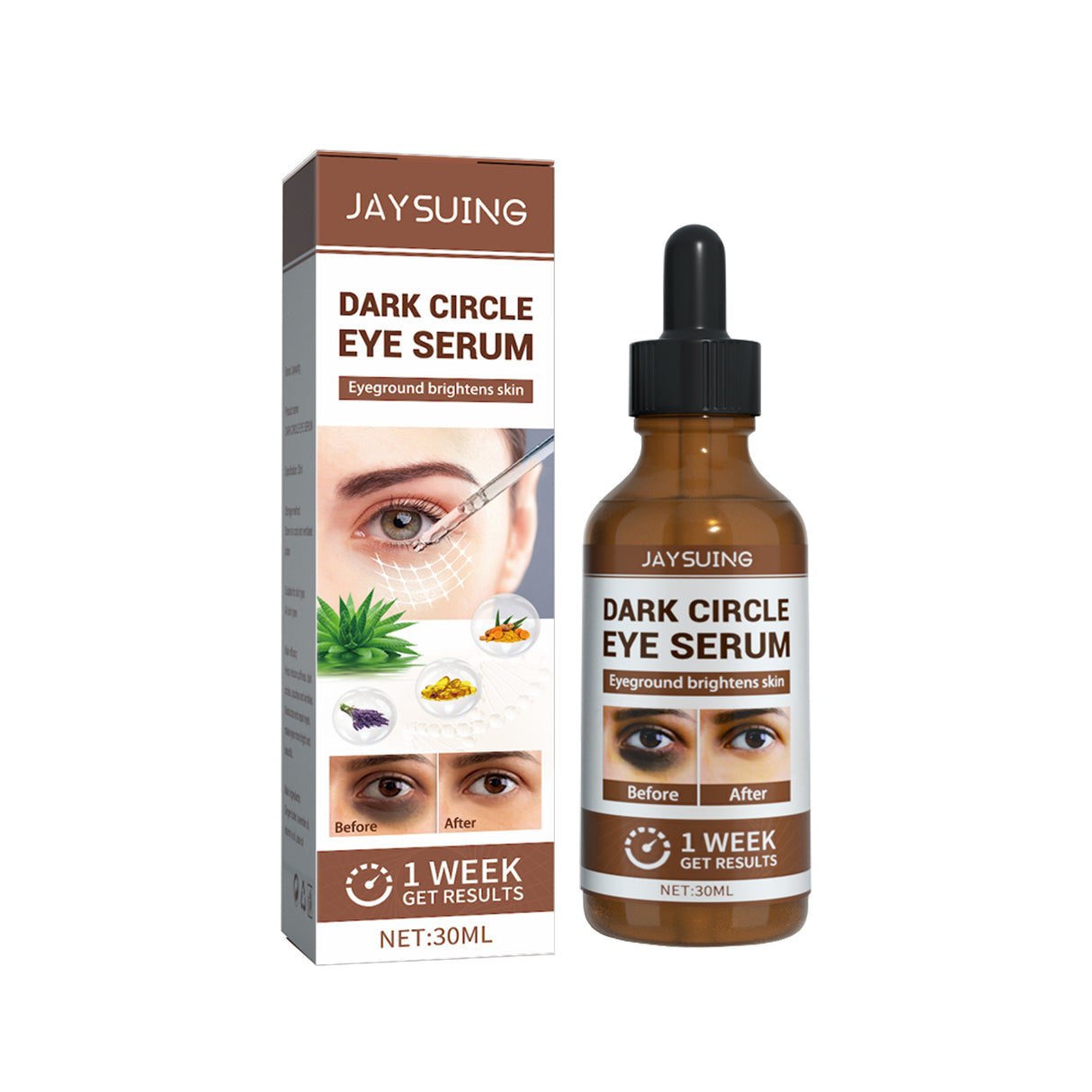 Dark Circles Serum, Light Line Firming Dark Circles Moisturizing Eye Area Repair Serum