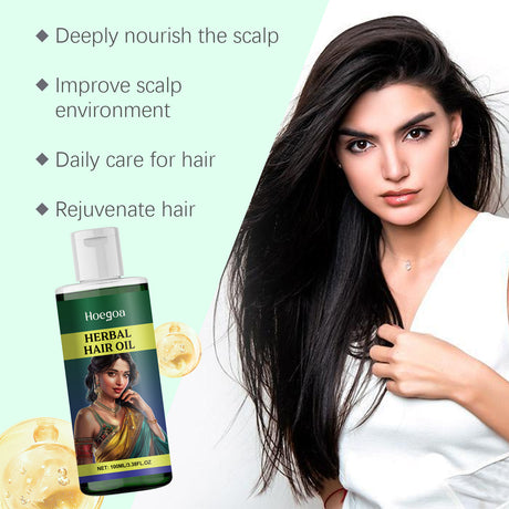 Herbal Hair Care Oil Gently Cleans And Moisturizes Dry And Split Hair And Nourishes Hair - V.I.P Digital Presence