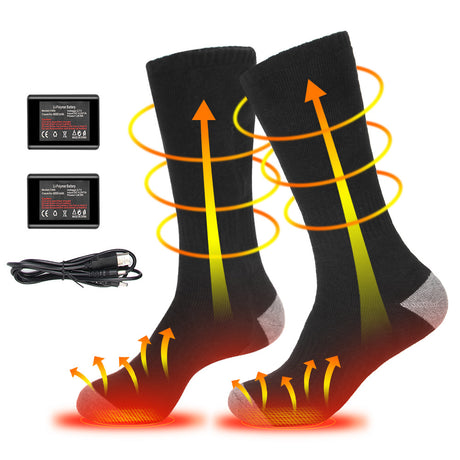 Motorcycle riding in winter heated socks for warmth and foot protection intelligent charging foot heating socks - V.I.P Digital Presence