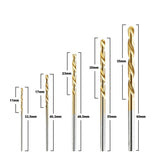 50Pcs Titanium Coated Drill Bits HSS High Speed Steel Drill Bits Set Tool High Quality Power Tools 1/1.5/2/2.5/3mm - V.I.P Digital Presence