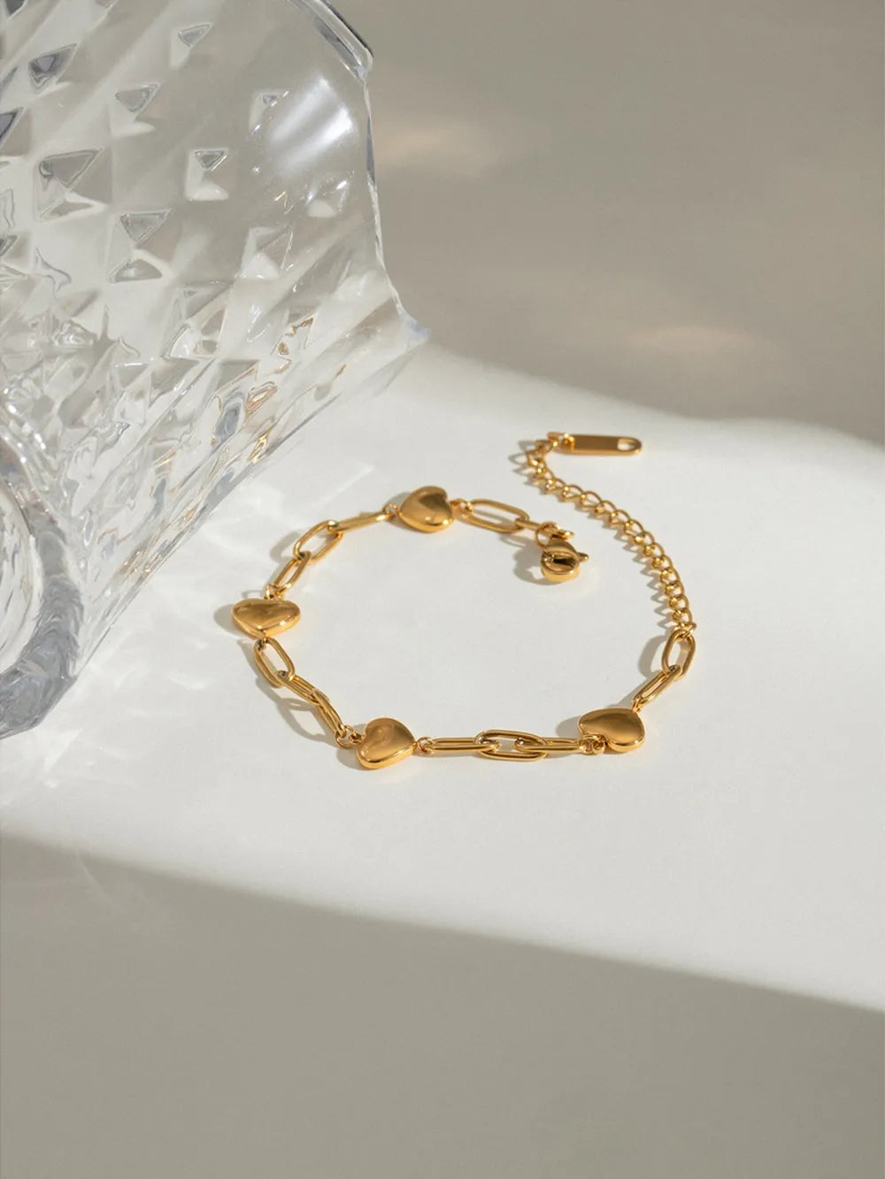 Stainless steel gold splicing personalized niche design titanium steel bracelet - V.I.P Digital Presence
