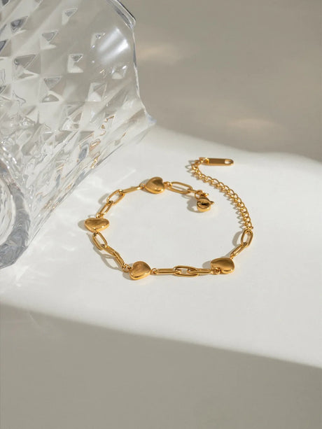 Stainless steel gold splicing personalized niche design titanium steel bracelet - V.I.P Digital Presence