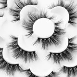 7 Pairs 3D Mink Hair False Eyelashes 25mm Lashes Thick Long Wispy Fluffy Handmade False Eyelashes - V.I.P Digital Presence
