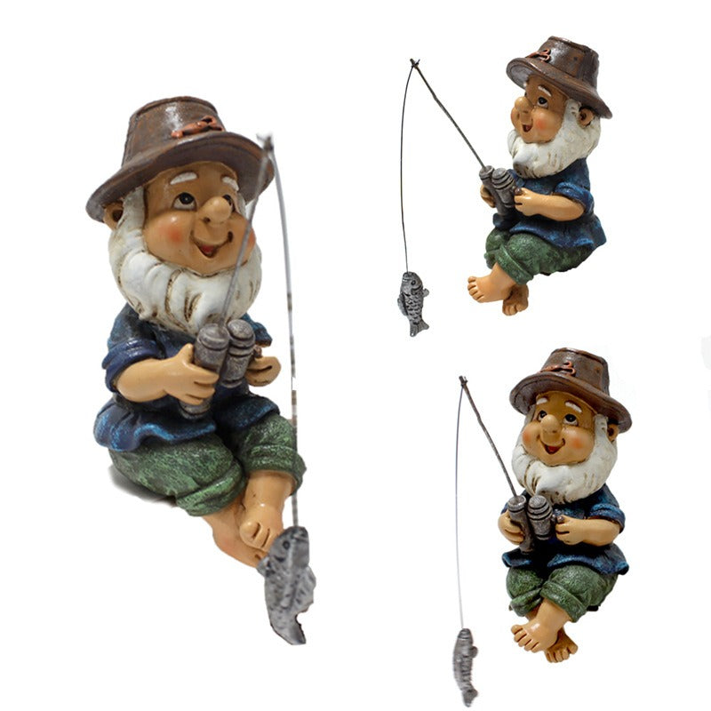 Creative resin ornaments for garden fishing sprites - V.I.P Digital Presence