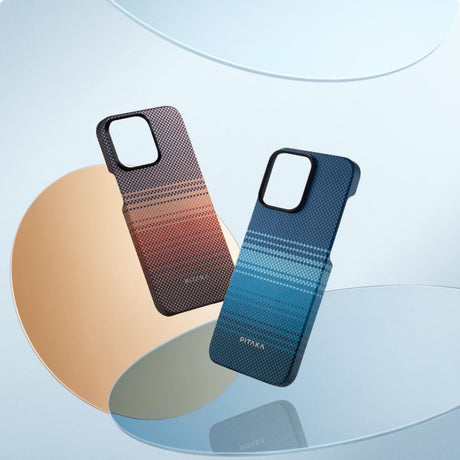 PITAKA is suitable for Apple 15promax magnetic sunset moonrise Kevlar floating aramid high-end magsafe carbon fiber mobile phone case - V.I.P Digital Presence