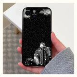 Funda de anime GutsrkiPhone para el nuevo SE 15 en negro