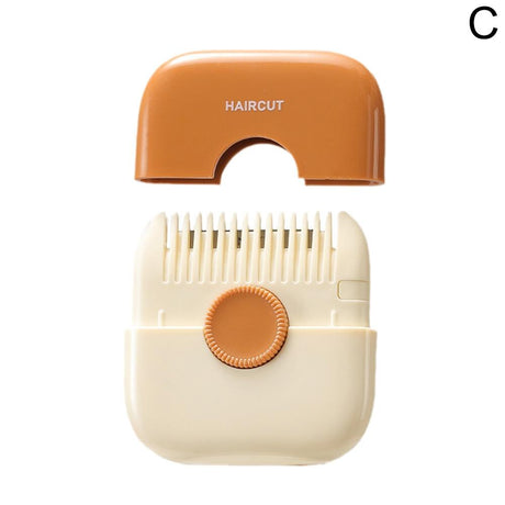 2 In 1 Hair Trimmer Bangs Trimmer  Mini Manual Hair Trimmer Comb Hair Razor Comb Cutter Portable Hair Cutting Comb Haircut Tool - V.I.P Digital Presence